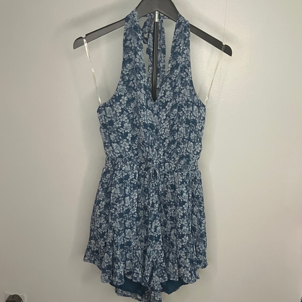 Trixxi Navy Floral Dress